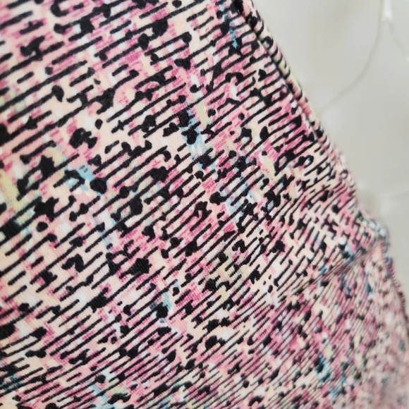 BCBG Generation Mini Skirt / Print / Pink & Black / Medium - Picture 3 of 4